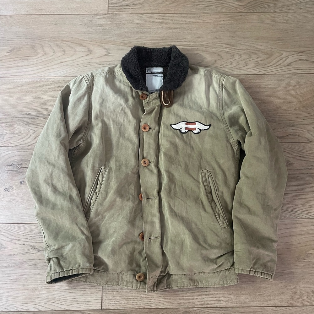 Visvim 0114205013015 Deckhand Jacket | 14AW | Size 3 | Giza Chino